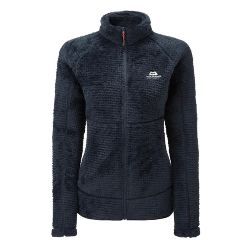 פליז נשים HISPAR מבית Mountain Equipment, ביגוד חורף חם וקל משקל.