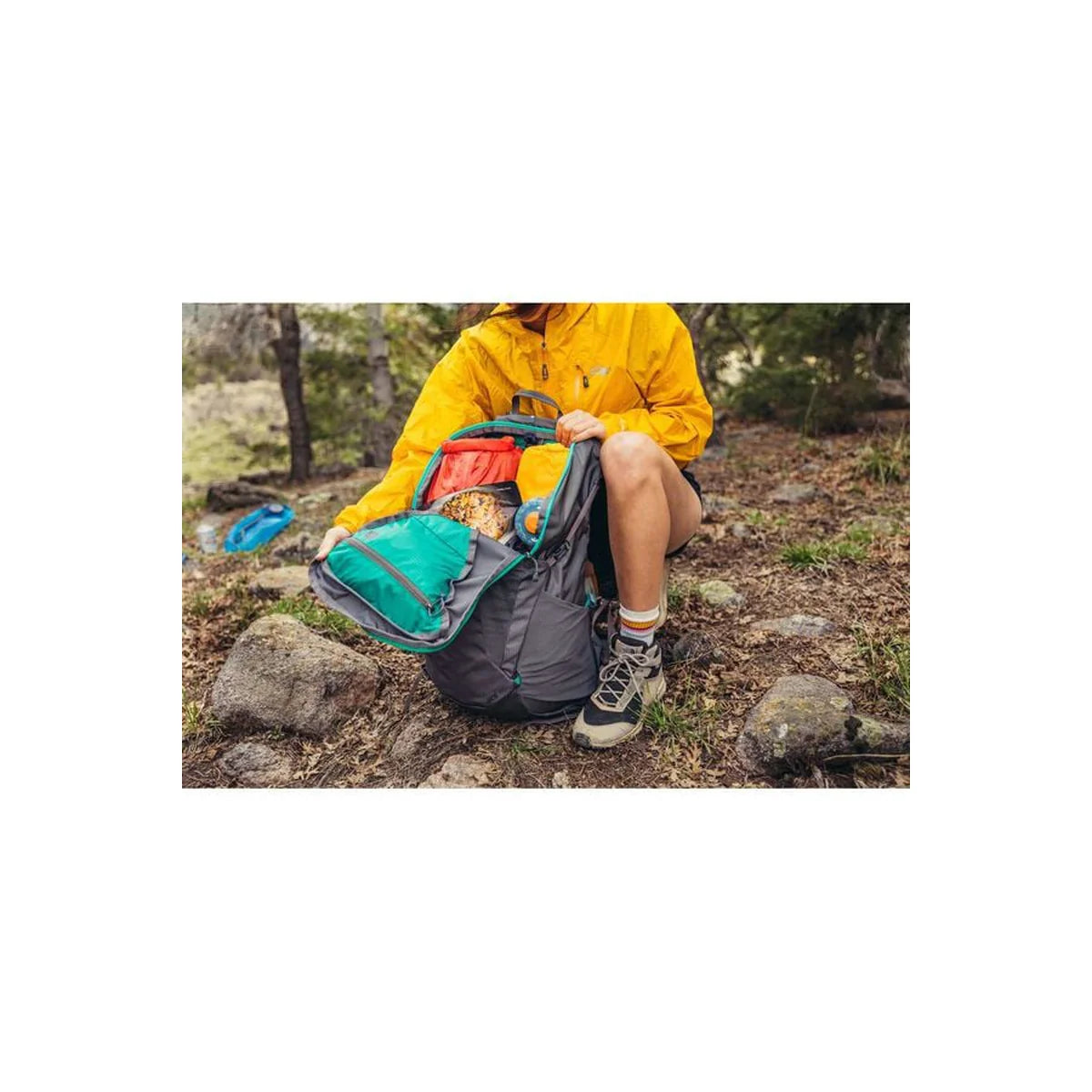 כיסי צד מבד רשת נמתח בתרמיל טיולים Gregory Jade 28