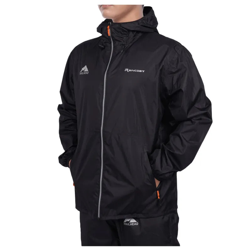 מעיל גשם Armatura Trailhead אטום 10000 מ"מ, עמיד למים, לטיולים ויום-יום.