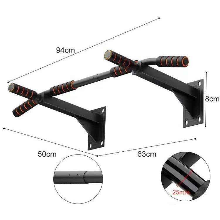 מתקן מתח ביתי מפלדה עם כיסוי ספוגי, נוח לאימון.