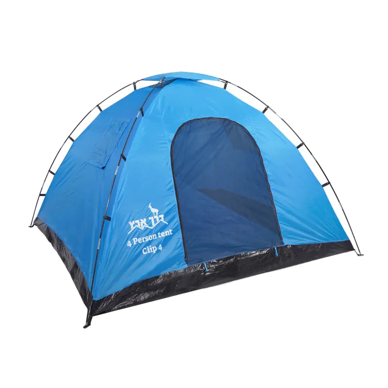 אוהל 4 קליפס "דרך ארץ" לקמפינג, מתאים ל-4 אנשים.