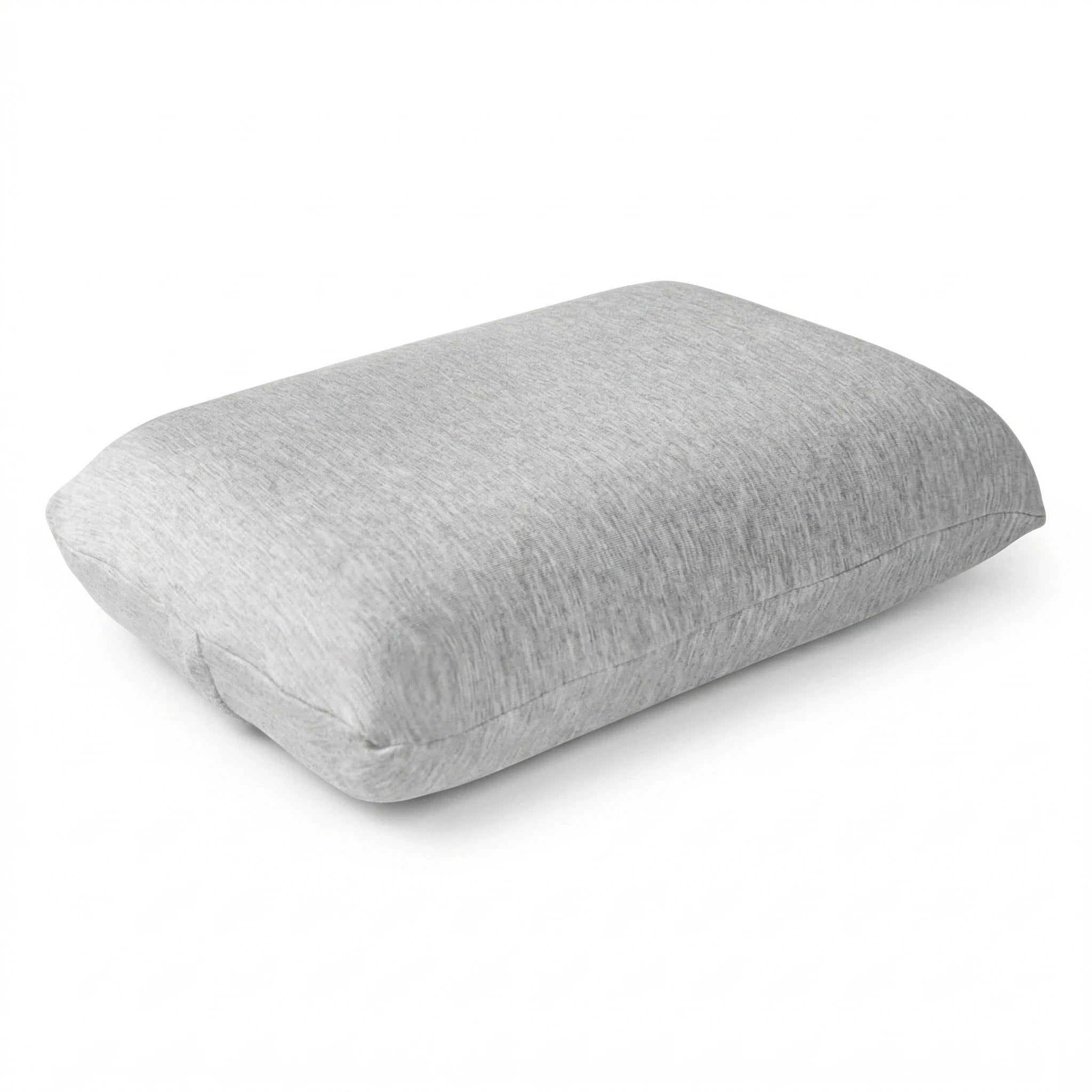 כרית ראש ספוג ממורי אפורה דרך ארץ, 34X24X8 ס"מ, ציפית כותנה.