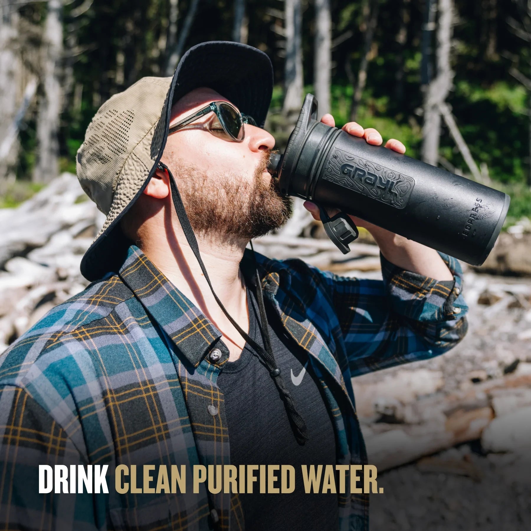 Grayl GeoPress: מים מטוהרים לטיולים ושטח