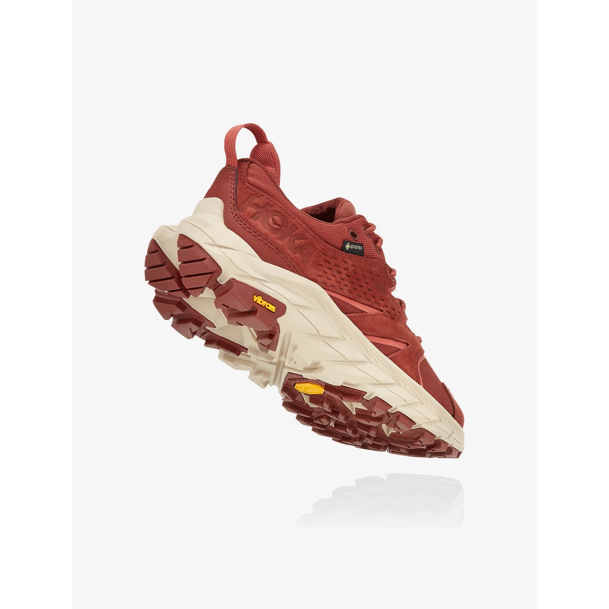 נעלי הליכה Hoka Anacapa Low GTX עם גפה ממוחזרת לנוחות מקסימלית