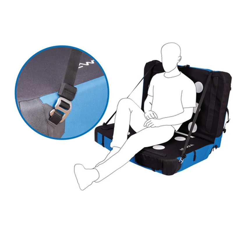 מזרן בולדר Domino של CAMP: מנגנון חיבור למזרנים נוספים ליצירת משטח גדול.