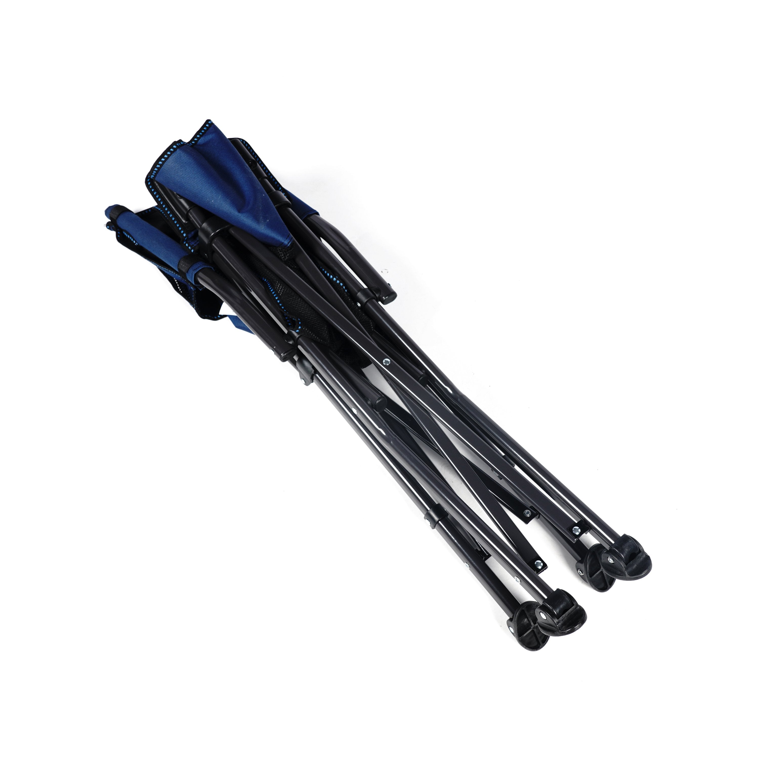 כיסא קמפינג GrandSitter: מסגרת פלדה, בד אוקספורד 600D,/כחול/שחור