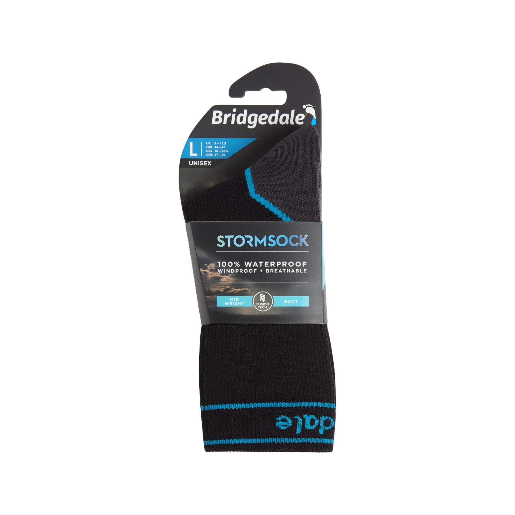 גרבי צמר מרינו Bridgedale StormSock MidWeight Boot עם בידוד ונוחות