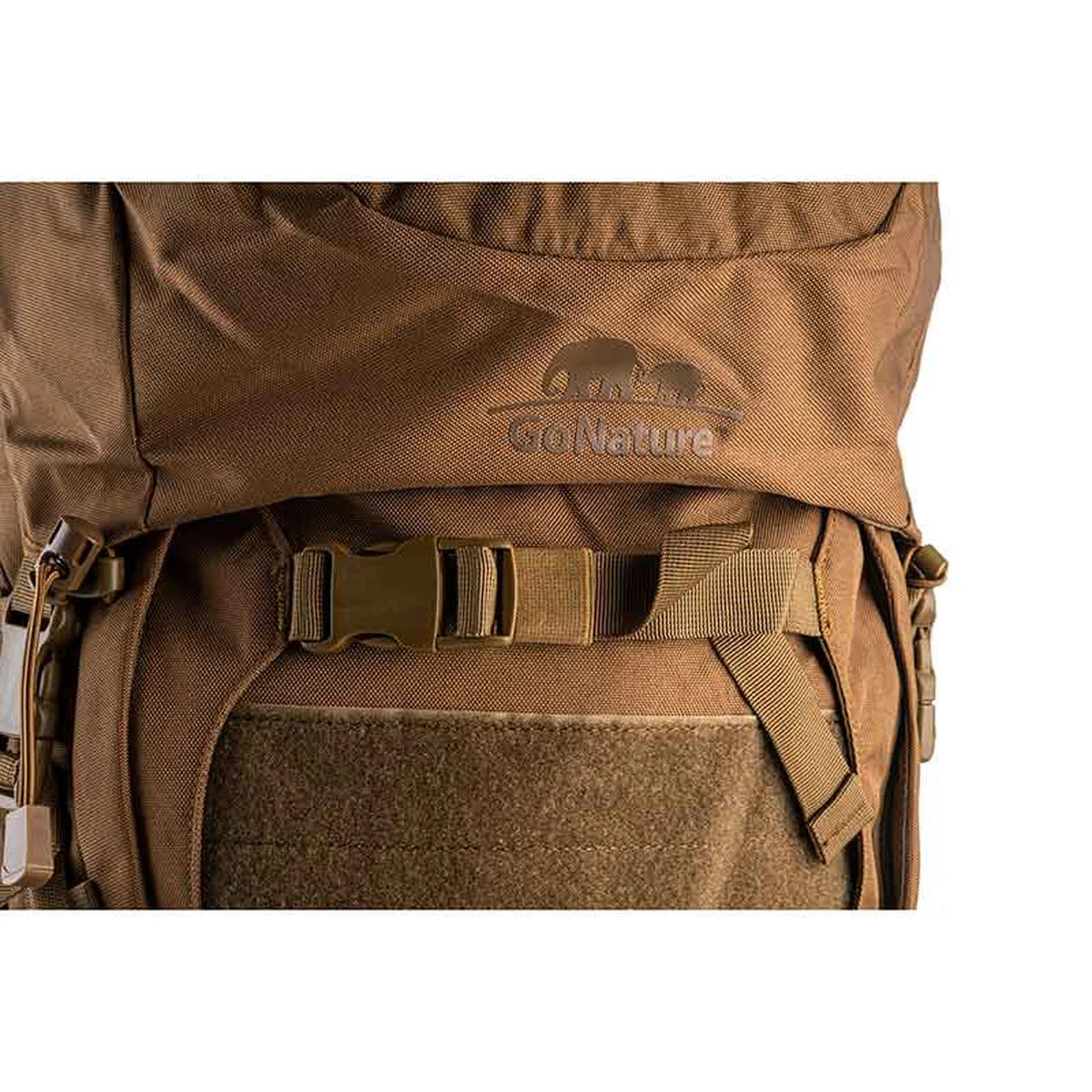 תרמיל SAVANA 50 Go Nature: רצועות כיווץ בצדדים