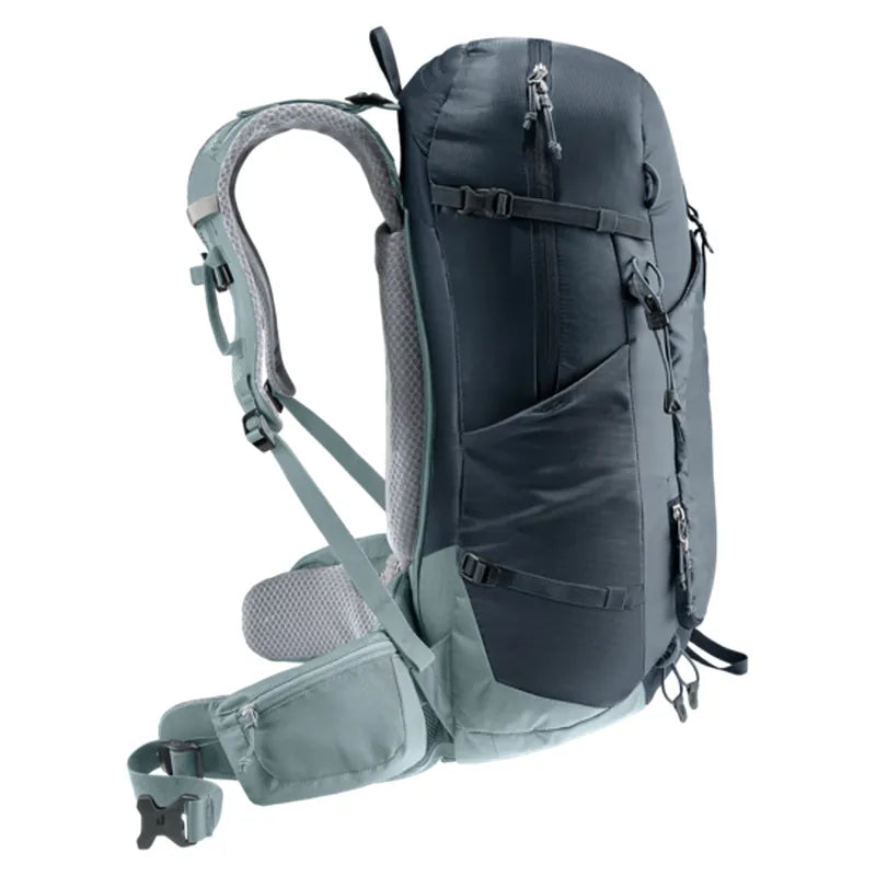 רצועות כתף מרופדות ומאווררות בתרמיל Deuter Trail Pro 33
