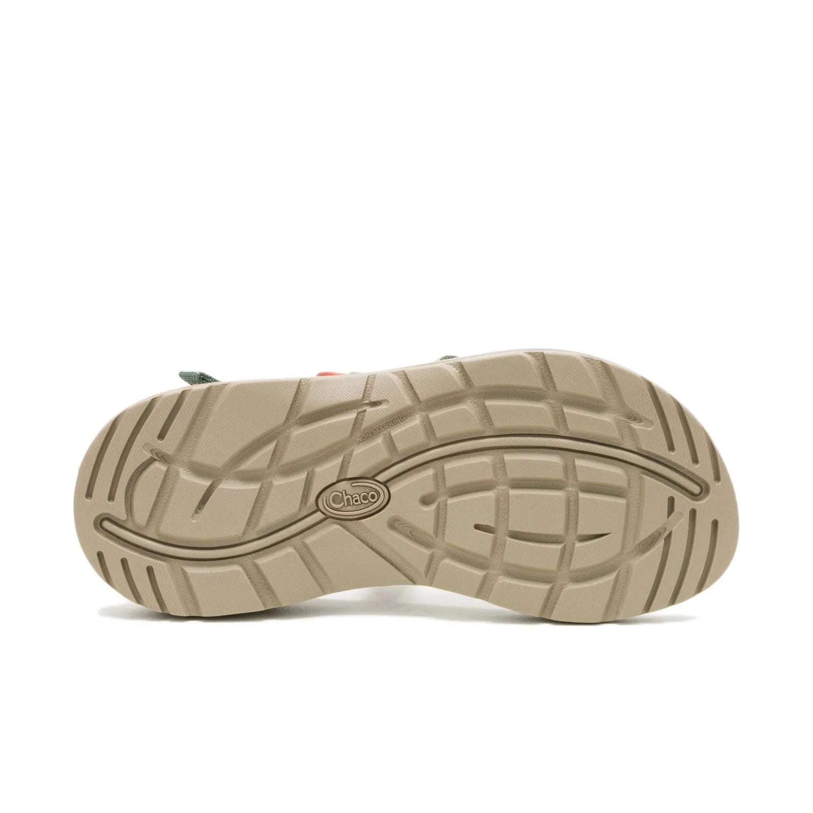 סנדלי Chaco Z1 Classic - מבט תחתון של הסוליה להדגמת עומק הזיזים.