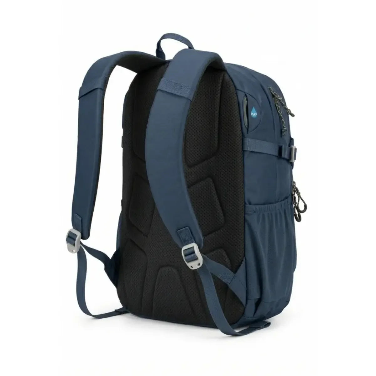 תרמיל יום Oso 25L בצבע שחור עם שני תאים מרכזיים פתוחים