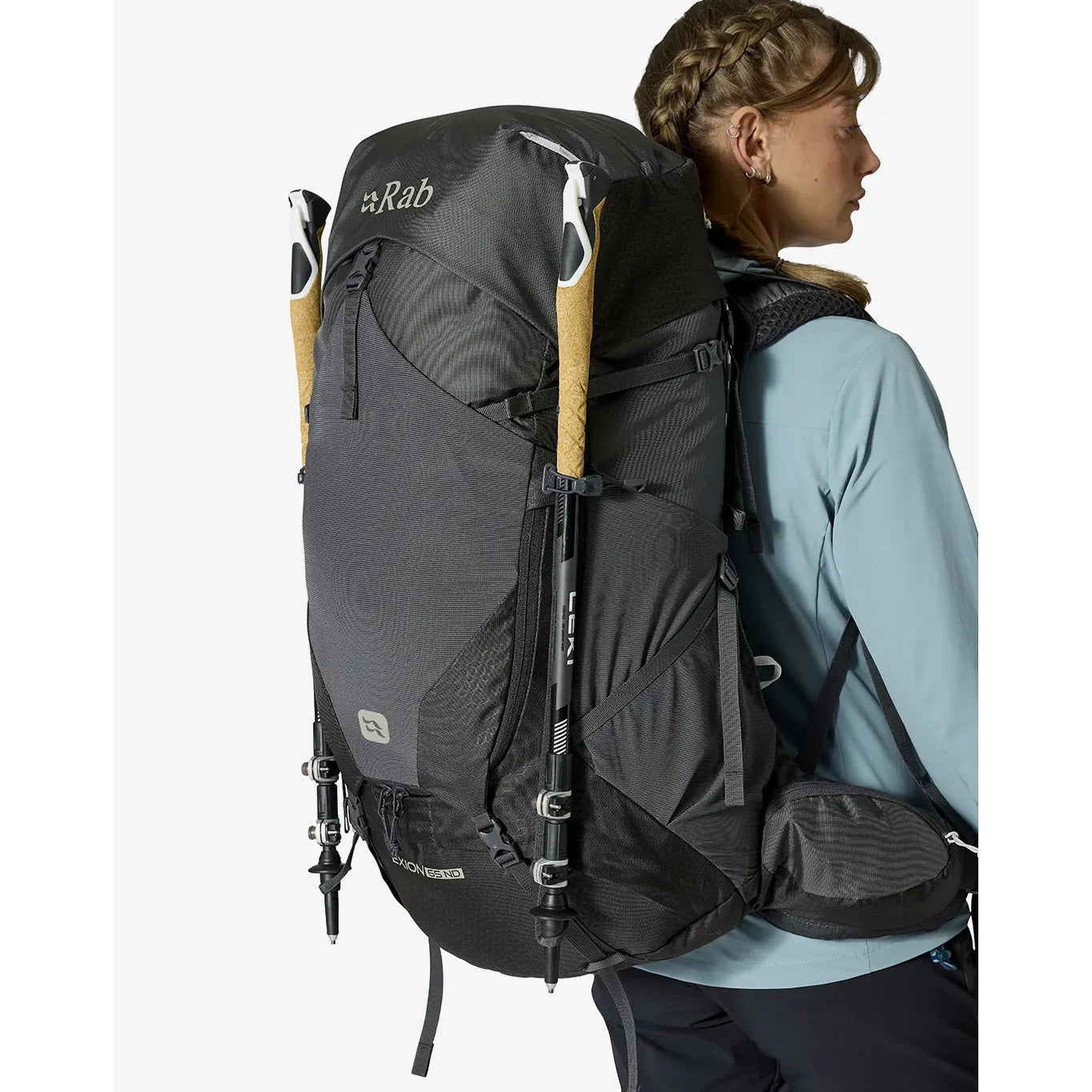 תרמיל Rab Exion 65 ליטר - פתיחה תחתונה עם רוכסן