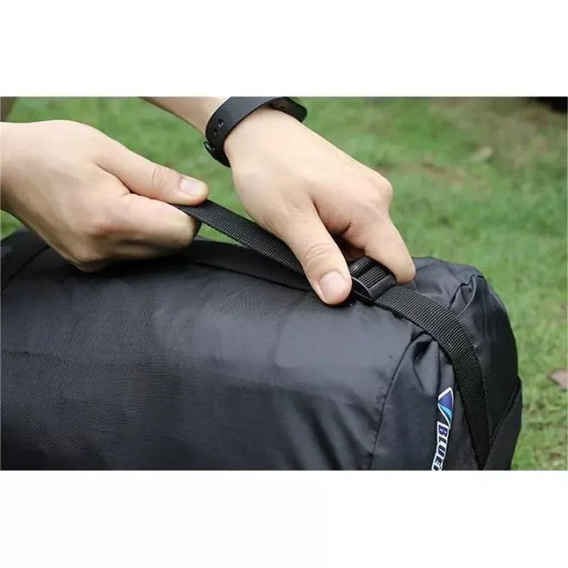 שק כיווץ "דרך ארץ" לשק שינה, דחיסה אופטימלית לאריזה קלה בטיולים.