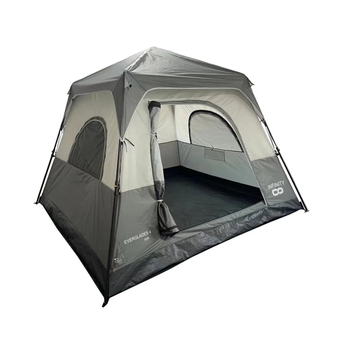 אוהל קמפינג EVERGLADES 4 של Infinity, פתיחה מהירה, מרווח לארבעה אנשים.