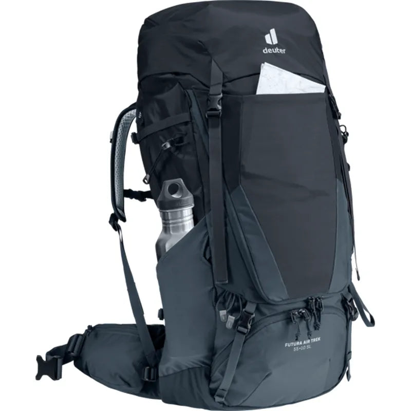 תרמיל Deuter Futura Air Trek 55+10 SL עם תא פנימי לשמירת חפצים יקרי ערך