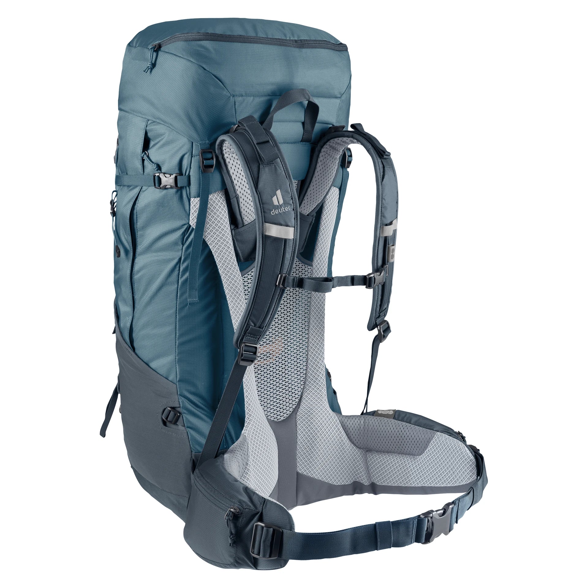 תרמיל גב Deuter Futura Air Trek 60+10 - כיסי צד מבד נמתח לאחסון נוח