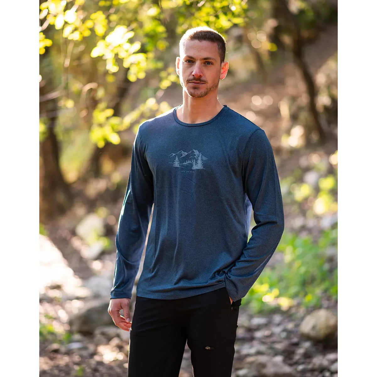 חולצת Outdoor Revolution Quick Dry לגברים, שרוול ארוך, בד מנדף UPF50