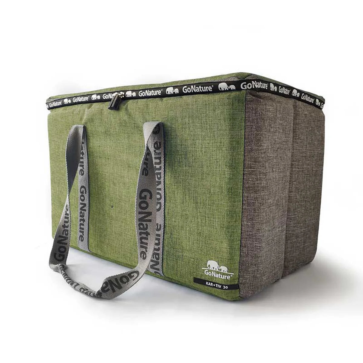 גלריה: צידנית Kartiv 30L פתוחה עם קרח ושתייה, שמירת טמפרטורה עד 72 שעות