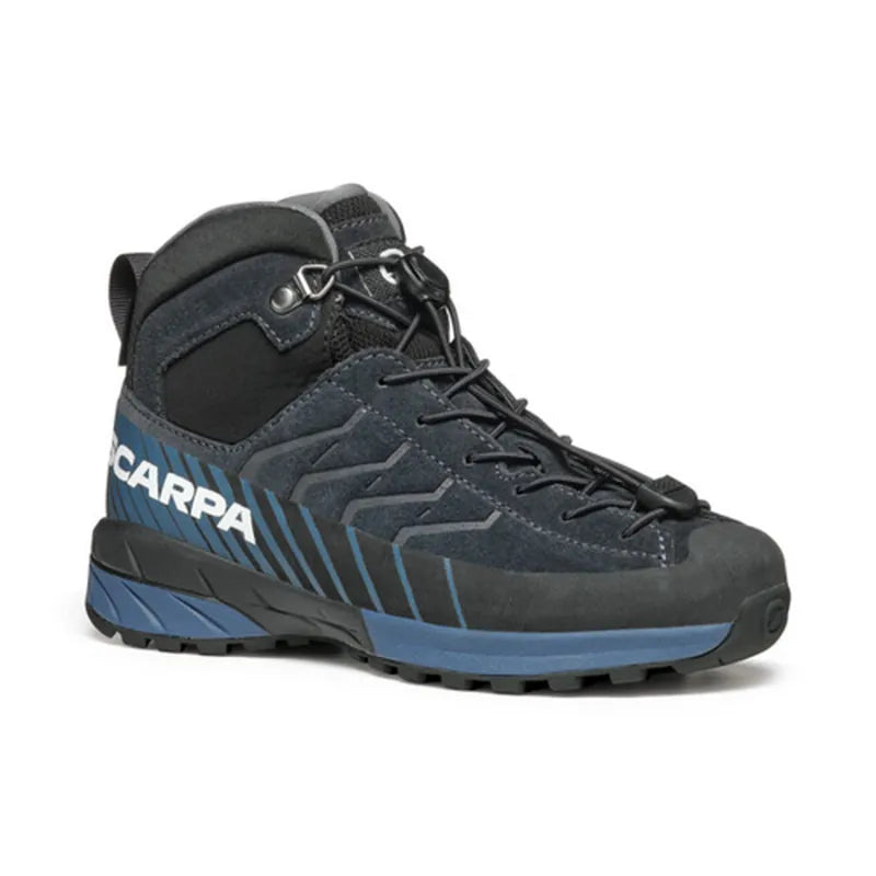 נעלי הרים לילדים Scarpa Mescalito Kid GTX Avio לטיולים, גזרה בינונית, אטומות למים.