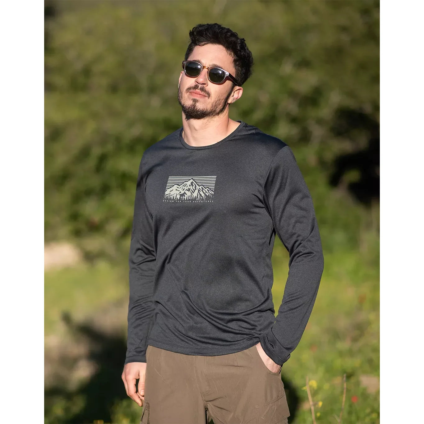 חולצה שרוול ארוך גברים Quick Dry