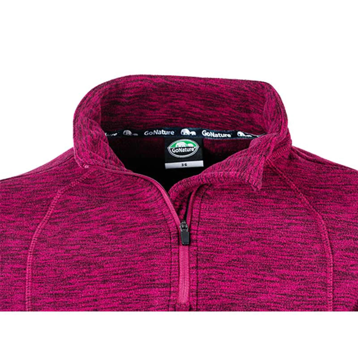 חולצת מיקרופליז נשים Half Zipper - נוחה לימי מעבר