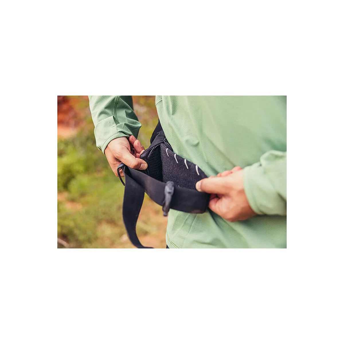 תרמיל גרגורי Stout 70, כיס רשת קדמי אלסטי גדול במיוחד.