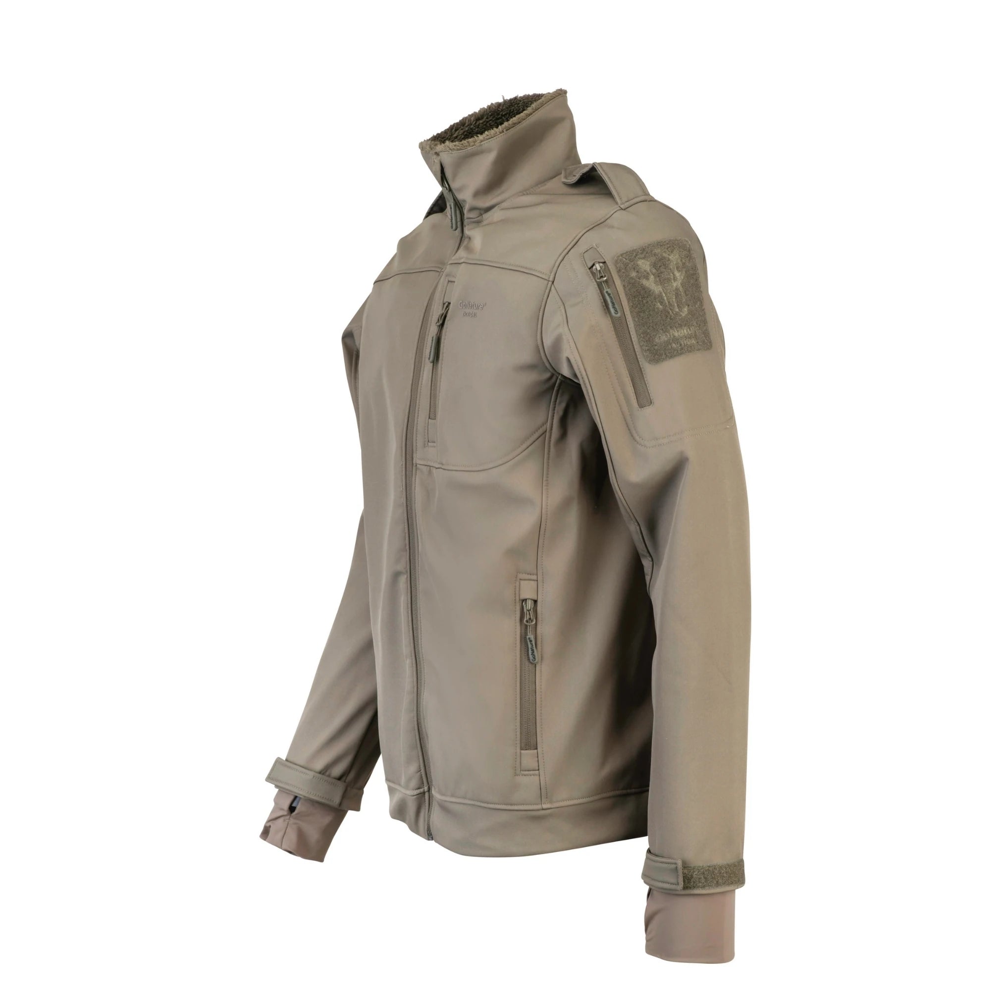 מעיל סופטשל צבאי Go Nature עמיד לרוח, בידוד מיקרופליז