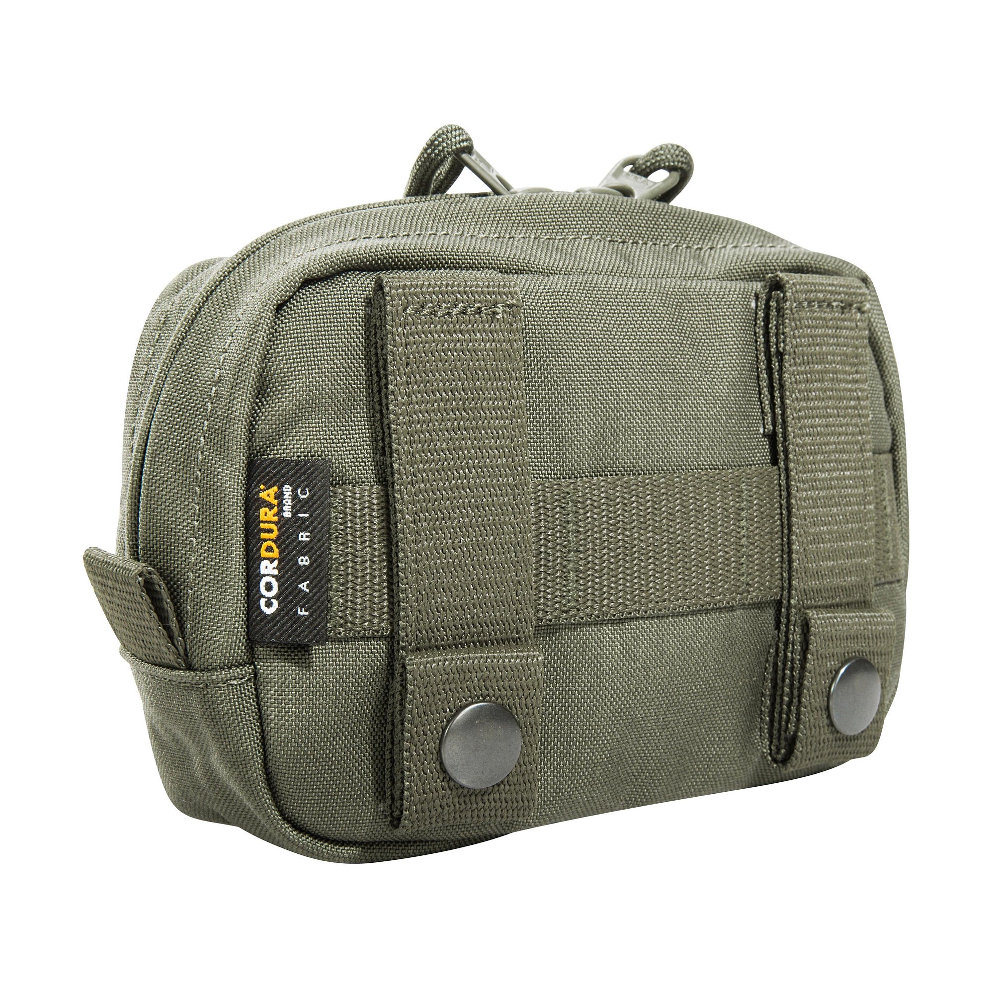 מבט מקרוב על חיבור MOLLE אחורי של פאוץ' טקטי אופקי Tasmanian Tiger IRR