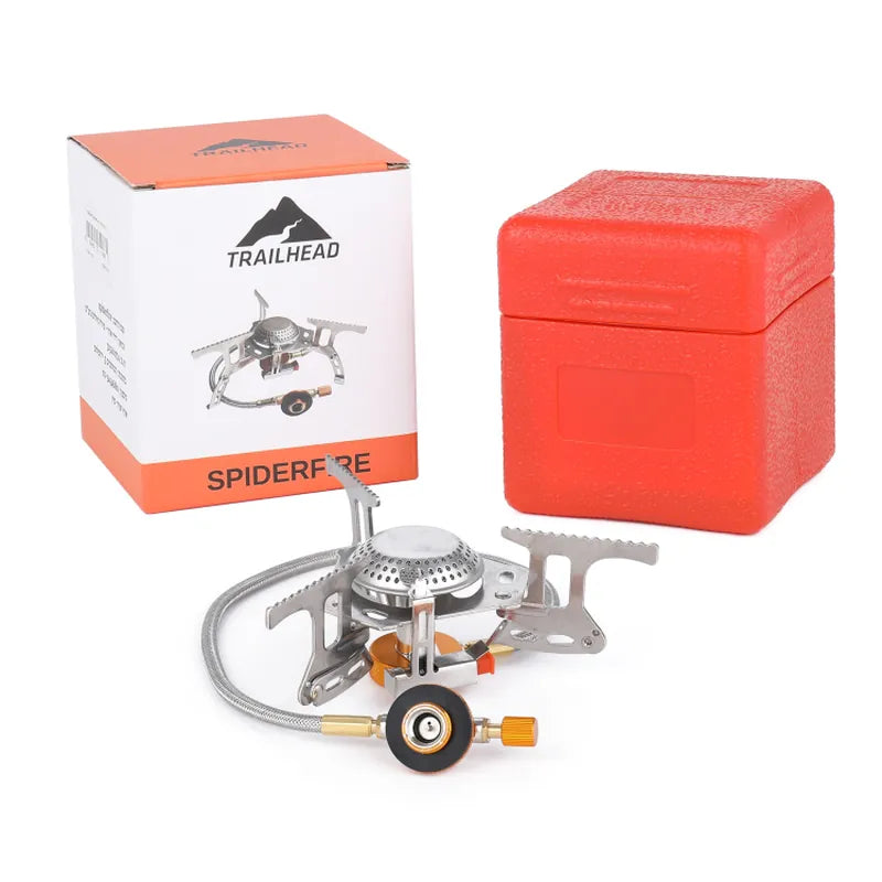 גזיית שטח Trailhead: מבנה ספיידר יציב לבישול נוח בשטח