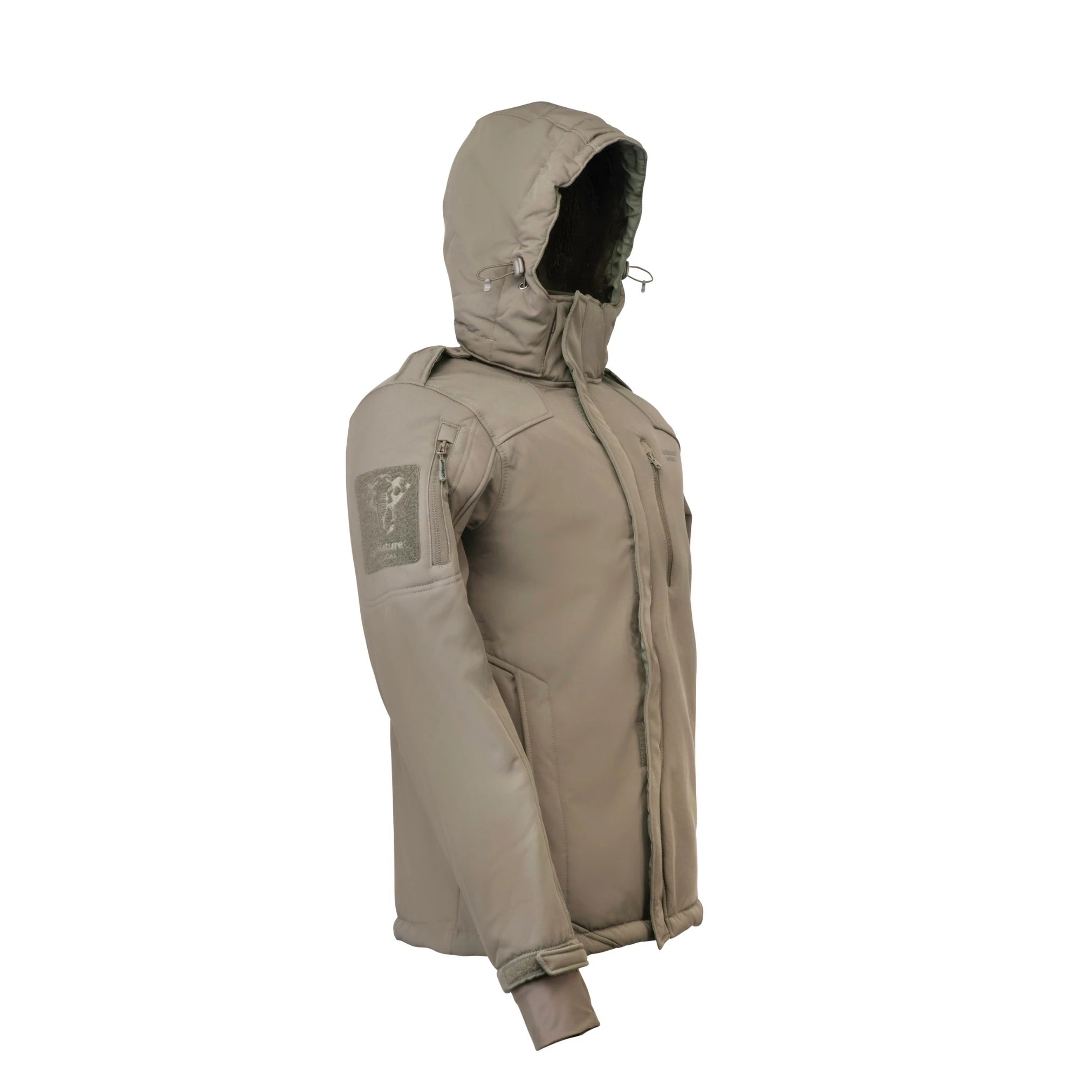 SFS Combat מעיל סופטשל ר'ינג'ר גרין: פרווה סינטטית פנימית חמה