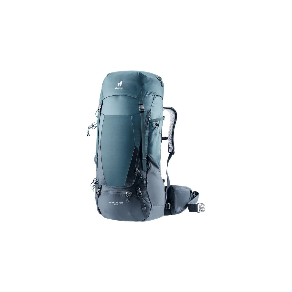 תרמיל גברים Deuter Futura Air Trek 60+10, צבע כחול-אפור, לטרקים ארוכים