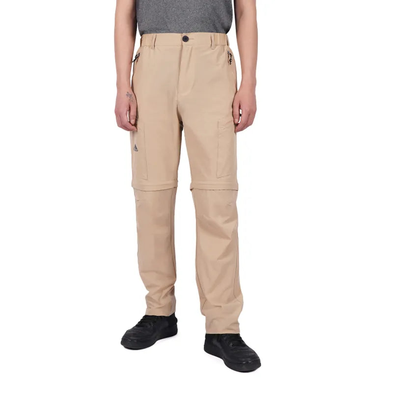 מכנסי טיולים מתפרקים גברים: בד דק ומאוורר לקיץ