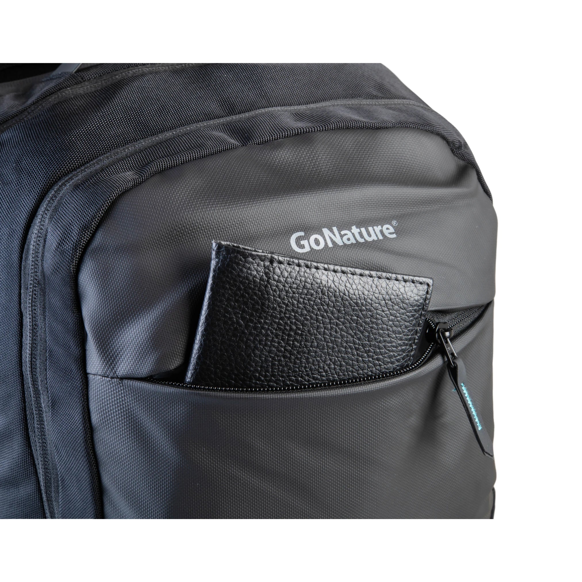 Stanford Black תרמיל משרדי Go Nature, תא ייעודי עם רוכסני SBS