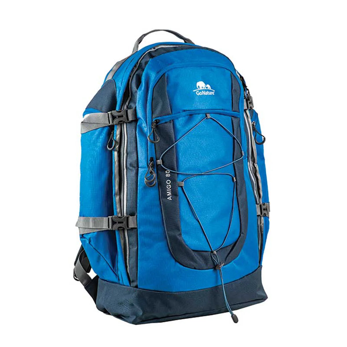 Go Nature Amigo 90: תרמיל צבאי עמיד עם תא ראשי בפתיחת מזוודה