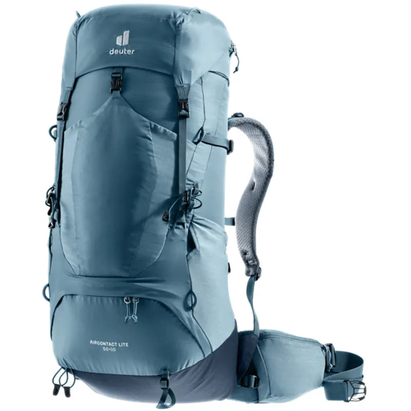 תרמיל Deuter Aircontact Lite 50+10 גברים לטרקים ארוכים.