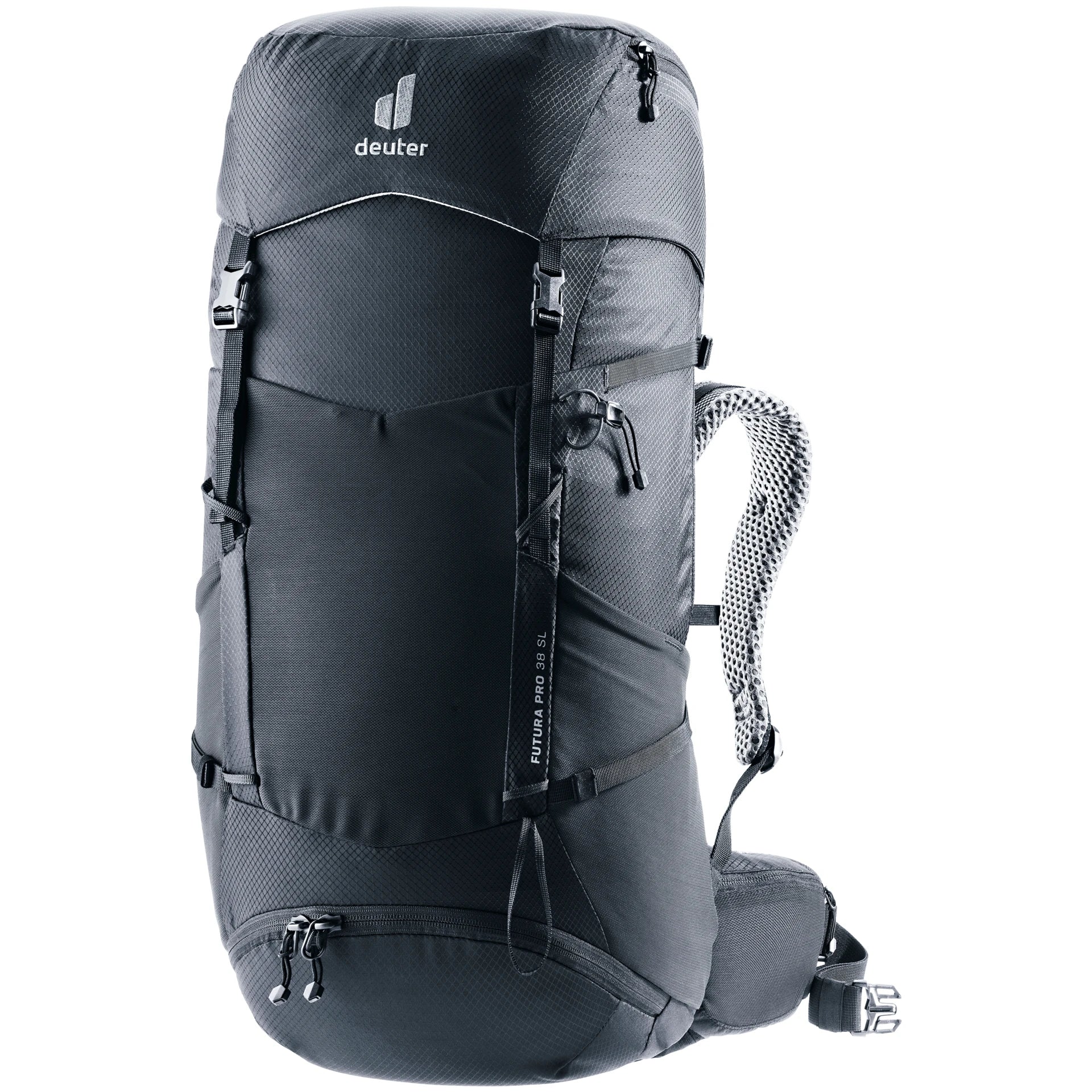 תרמיל Deuter Futura Pro 38 SL, תקריב רצועות כתף מרופדות