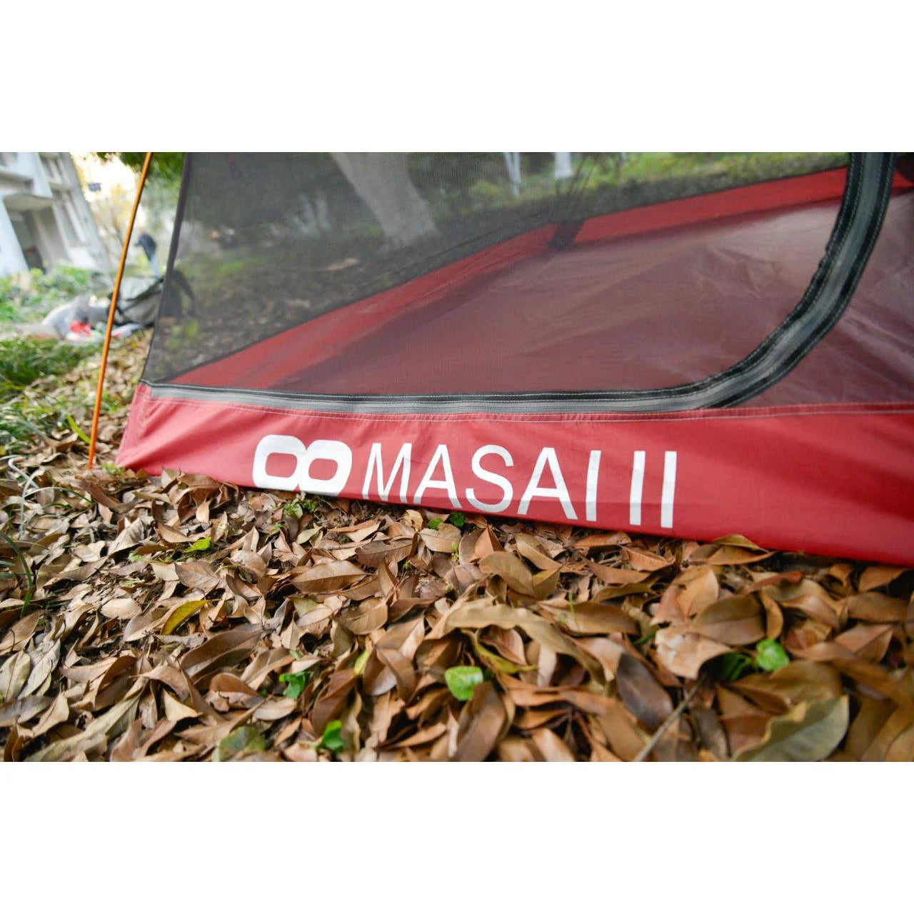 מבט פנים על אוהל Infinity MASAI 2 עם רשתות אוורור