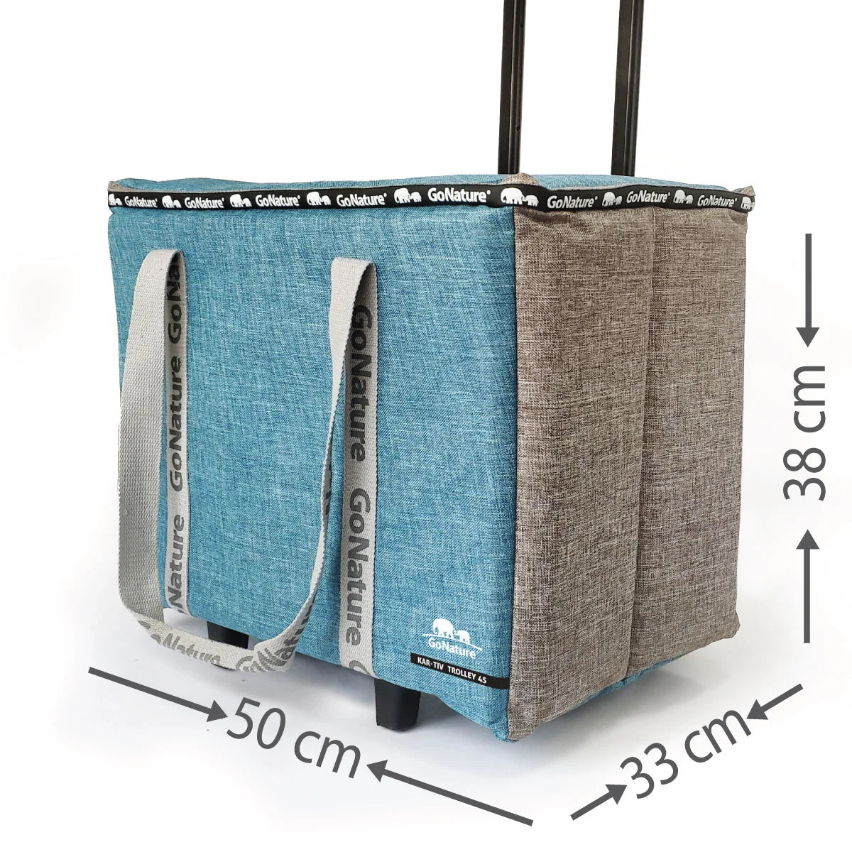 צידנית טרולי רכה KARTIV 45L - בידוד PE Foam לשמירת קור וחום