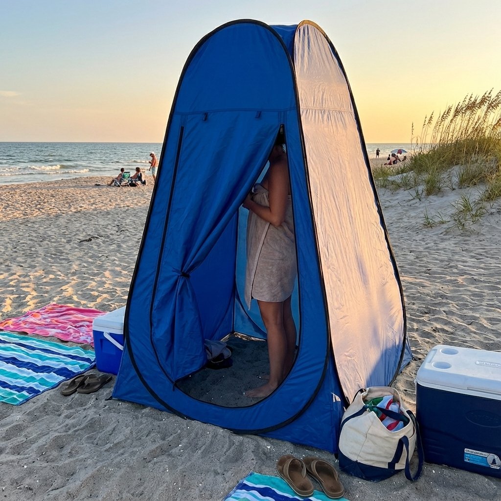 אוהל מקלחת/שירותים לשטח