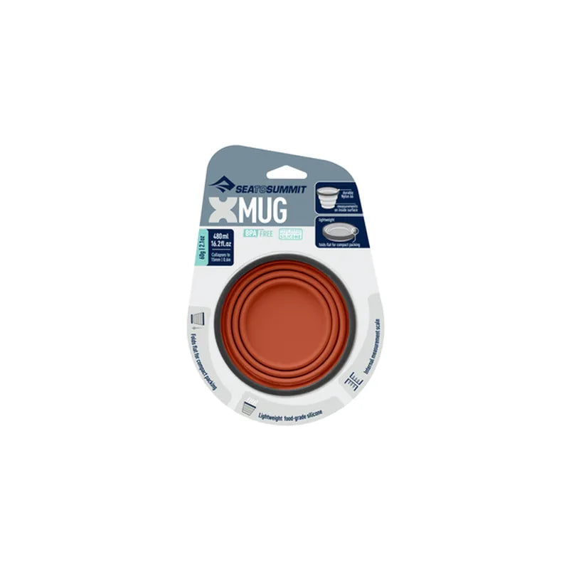 כוס סיליקון מתקפלת XMUG, קומפקטית וקלת משקל