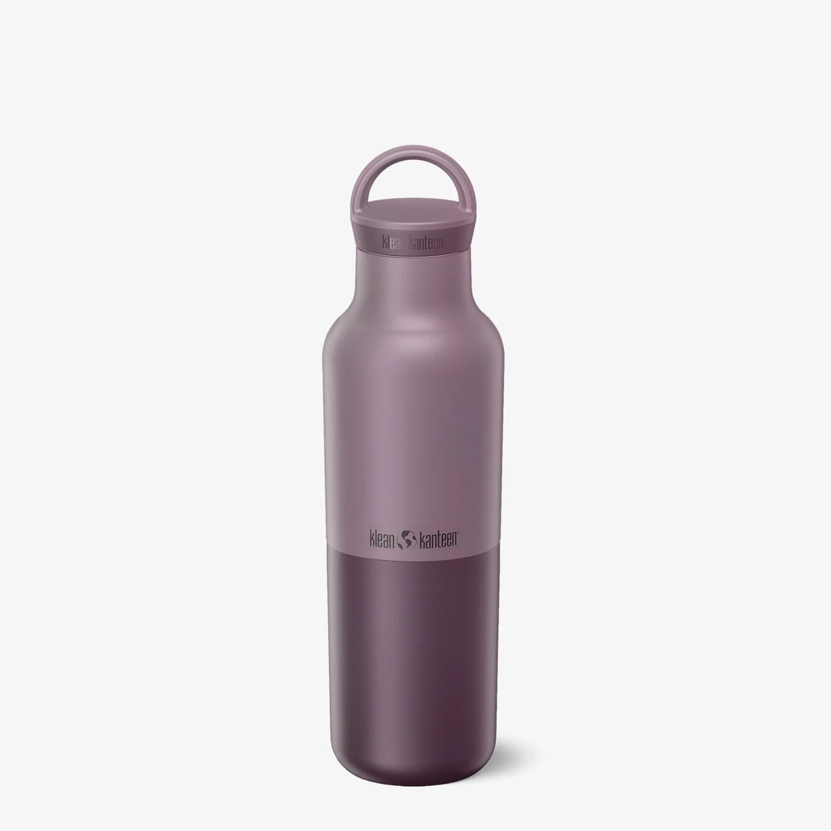 שני בקבוקי Klean Kanteen בגוונים שונים המציגים את הציפוי החיצוני העמיד Klean Coat