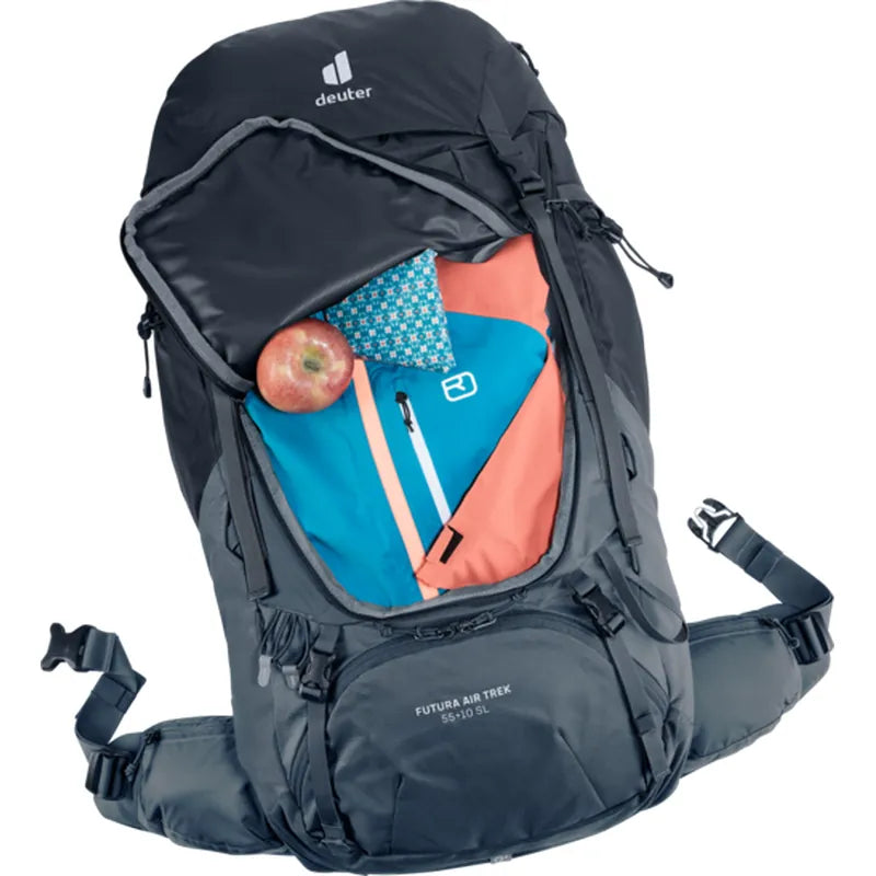לולאות חיבור למחזיק קסדה בתרמיל Deuter Futura Air Trek 55+10 SL (לא כלול)