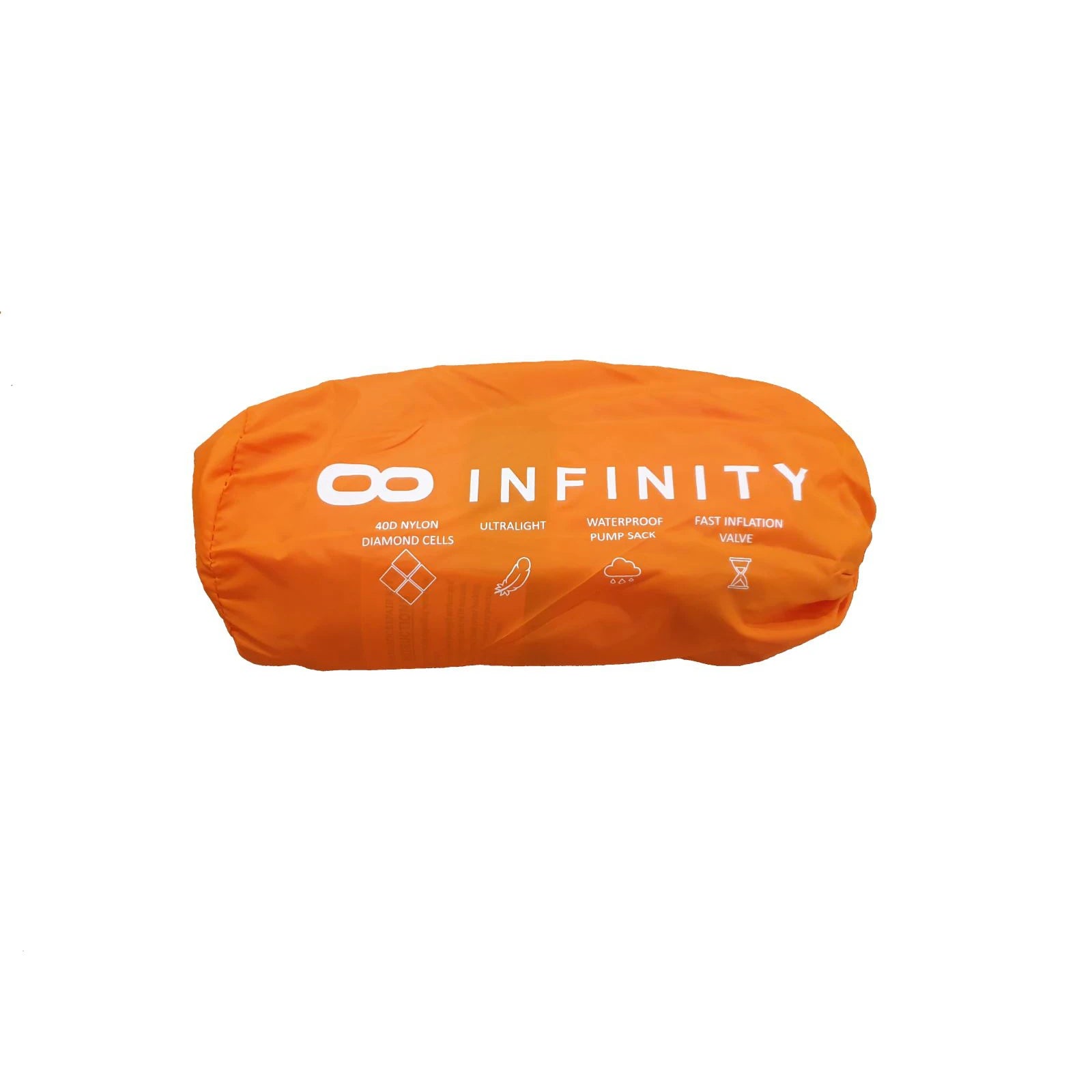 מזרון מתנפח Infinity מניילון 40D TPU עמיד, כולל שק ניפוח ואחסון