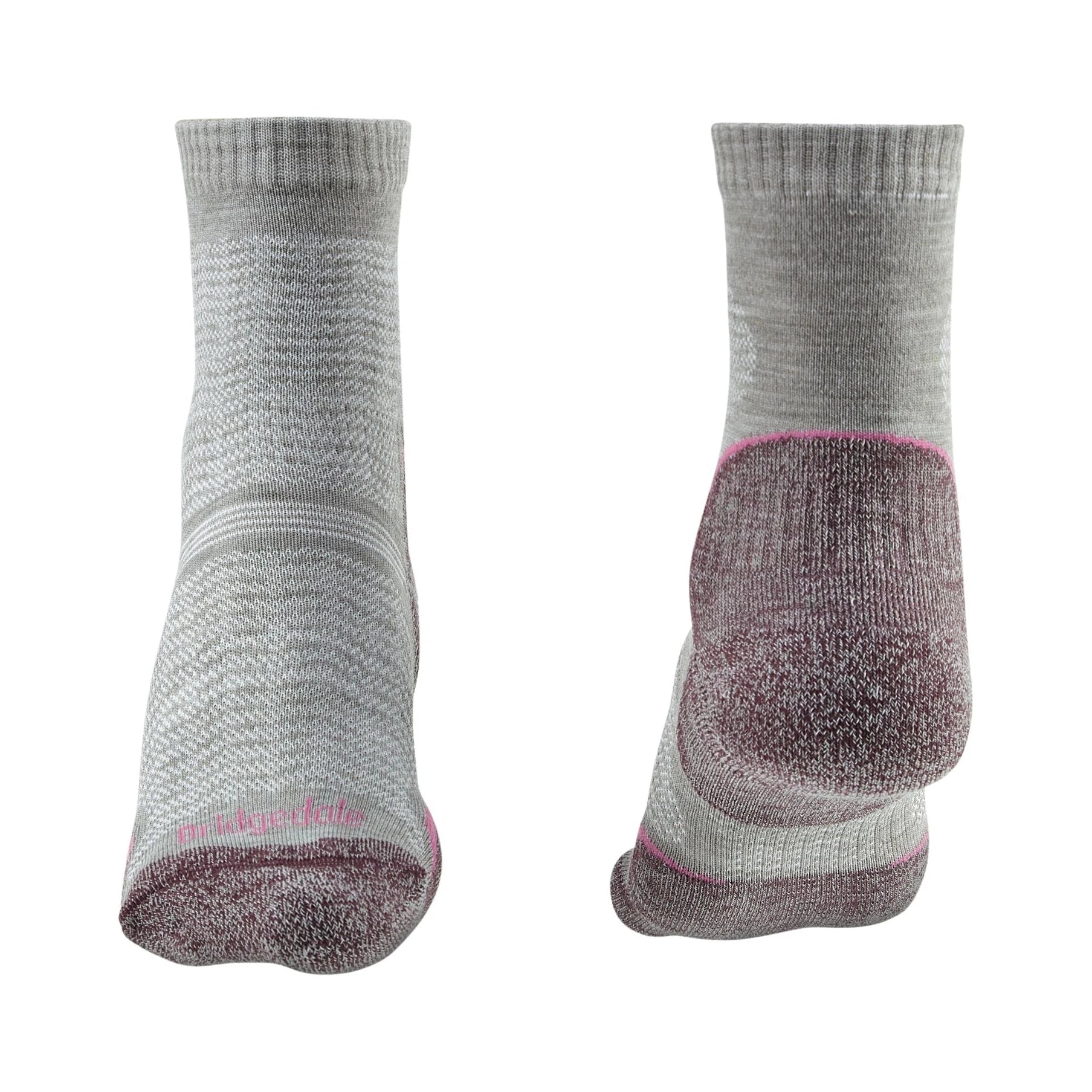 תקריב של גרבי טיולים Bridgedale Hike Ultra Lite T2: ריפוד T2 Anti-Shock