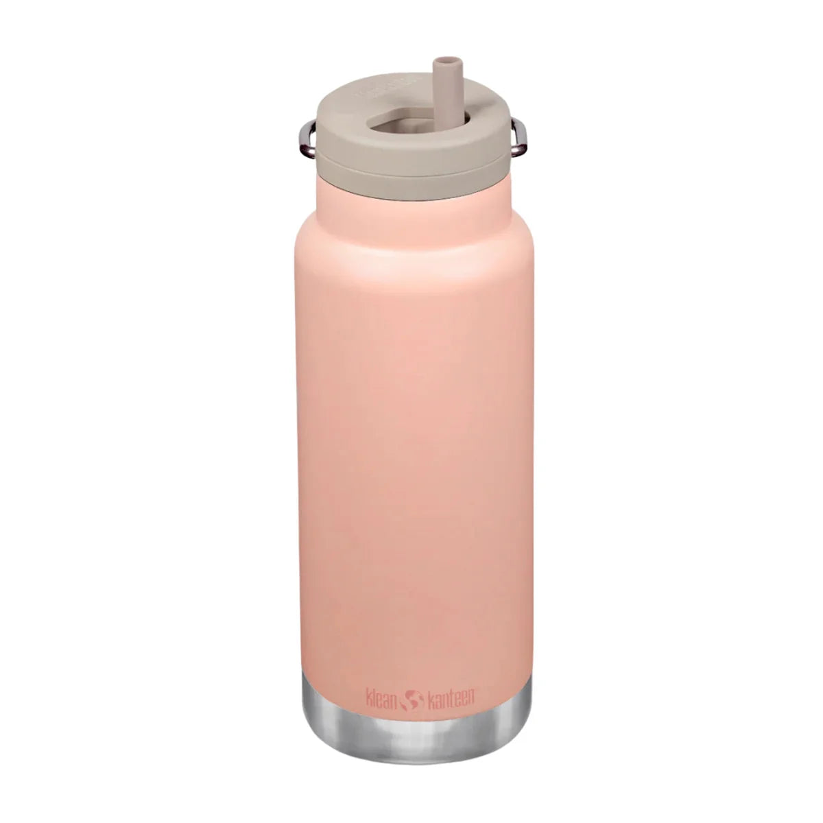 תרמוס Klean Kanteen TKWide Twist עם קש פלדה נשלף: שתייה קלה ונוחה בדרכים.