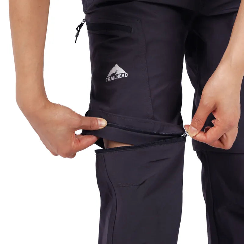 מכנסי טיולים לנשים עם רוכסנים להפיכה למכנסיים קצרים