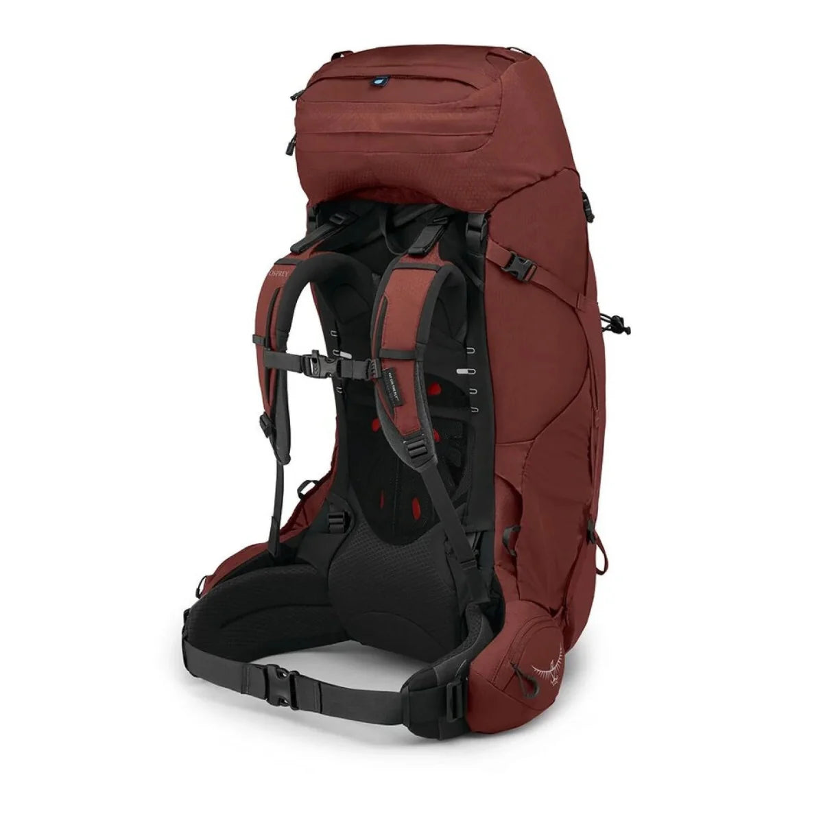 Aether 65 תרמיל Osprey - כיסוי גשם אינטגרלי PFC-free DWR