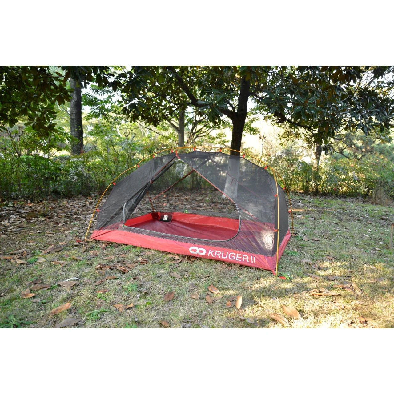 אוהל Kruger 2: הרכבה מהירה עם מוטות אלומיניום