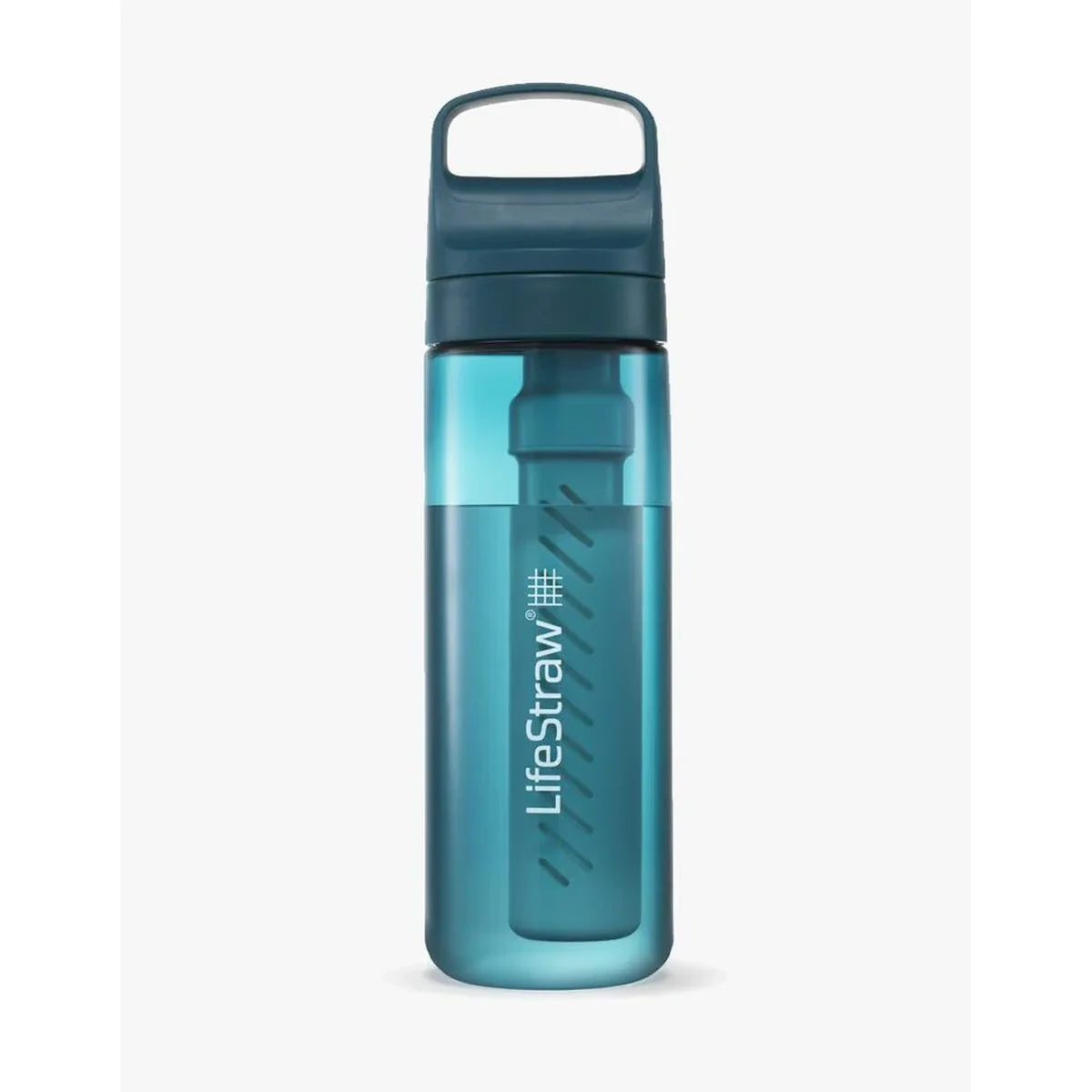 Lifestraw GO 650ml בקבוק מסנן מים פקק ידית, טורקיז
