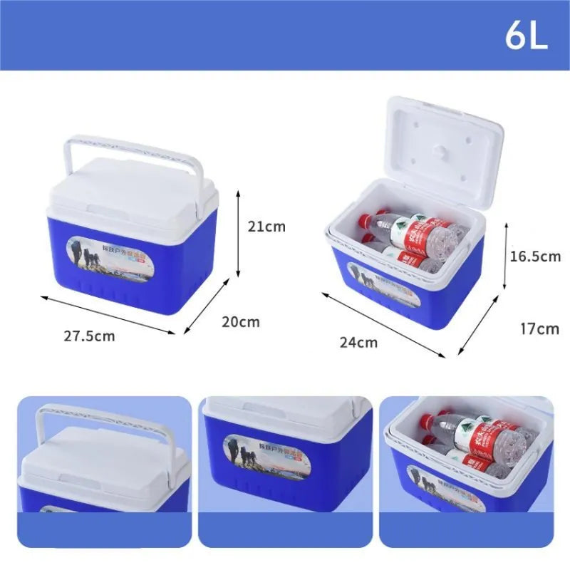 צידנית קשיחה דרך ארץ 6 ליטר לקמפינג ופיקניק